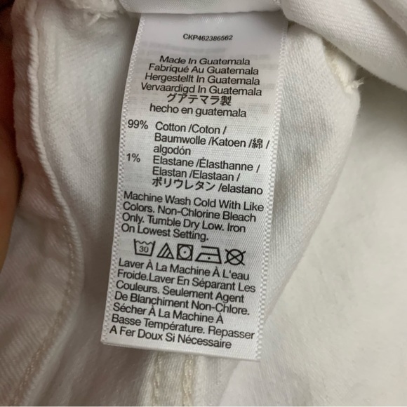 J. Crew Factory Women’s Classic Denim Short in White‎ Plus Size 32 - Picture 4 of 5